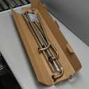 Antique Bronze Curtain Rods 2 Pack,1 Inch Disc Curtain Rods for Windows 28 to 48",Blackout Wrap Around Curtain Rod with Aluminum Finials and Brackets,No Screw Disassembly Adjustable Curved Curtain Rod