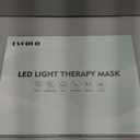 7-Color LED Light Therapy Mask, Wireless Green Silicone Face Mask for Red Light Therapy, Infrared, Blue Light, and Skin Rejuvenation, Adjustable Brightness & Skin Treatment, Green