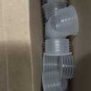 PATIKIL Salt and Pepper Shaker Stoppers 24mm/0.94", 25Pcs Plastic Salt Shaker Plug Replacement Reusable Clear Round End Cap for Pots Bottles Pipes