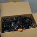 Ollny 150FT Outdoor String Lights, Waterproof Connectable Shatterproof Outside Light with 75 Edison + 4 Spare LED Bulbs Plug in, Patio Lights for Indoor Balcony Porch Camping Deck (Warm White)