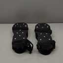 Lawn Aerator Shoes, Pre-Installed Two-Layer Spike Aerator Shoes Tool with Hook-and-Loop Adjustable Straps, Durable and Self-Cleaning for Patio Garden Soil and Plat Grassland, Black