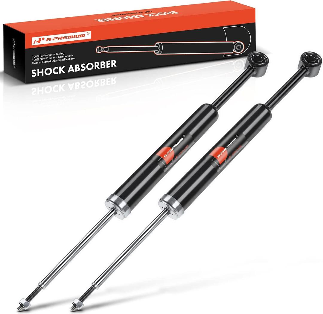 A-Premium Rear Pair (2) Shock Absorber Compatible with Jeep Cherokee 2014 2015 2016 2017 2018, Driver and Passenger Side