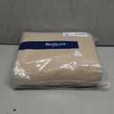 Bedsure 100% Washed Cotton Duvet Cover Queen Size - Frosted Almond Minimalist Cotton Duvet Cover Linen Like for All Seasons - GentleSoft Plain Simple Bedding, Frosted Almond, Queen, 90"x90"