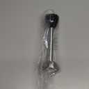 Bonsenkitchen Hand Blender, Immersion Blender with 2 Mixing Speed, Electric Handheld Mixer Portable Stick Mixer with Stainless Steel Blades for Soup, Smoothie, Puree, Baby Food (Single, Black)