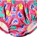 Water Gear Reusable Baby Swim Diaper - Soft and Designed to Keep Your Baby Comfortable - Eco-Friendly - Great to Wear When Learning How to Swim - Pink -Medium - 18-22 lb