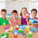 Valentines Day Gifts for Kids Classroom, 30 Pack Valentines Cards with Basketball Shooting Game, Basketball Toy for School Valentines Gifts Exchange, Kids Valentines Party Favor Supply for Boys Girls