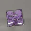 4 Inch Sparkly Glitter Purple Hair Bow Clips for Girls Boutique Sequin Alligator Barrettes Pins for Teens Toddler Children Kids Grosgrain Hair Accessories for Christmas Halloween Fall Birthday