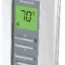 Honeywell TL7235A1003 Line Volt Pro Non-Programmable Digital Thermostat with Electronic Temperature Control, 240-Volt
