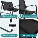 DUMOS 3 Piece Patio Furniture SetOutdoor Patio Furniture Set with Table, Patio Sectional Bistro Sets for Lawn, Garden, Balcony, Poolside