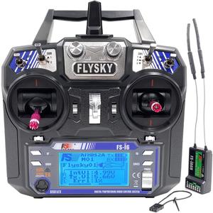 DTXMX Flysky FS-i6 6 Channels 2.4G RC Transmitter and Receiver FS-iA6B Radio Controller for Helicopter Quadcopter FPV Drone (Mode_2)