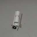 Automatic Door Closer, Zinc Alloy Safety Spring Door Closer Adjustable 30 kg Closing Door Hinge (White)