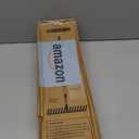 Garden Leaf Rakes 5.58FT Bow Rakes for Lawns Heavy Duty 17 Tines Metal Head,Adjustable Steel Handle,17 Inch Wide Rakes for Leaves, Gathering Shrub, Leveling Grass, Flower Beds, Yards (Yellow)