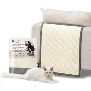 Panther Armor Sisal Furniture Defender, Sisal Cat Scratcher [Grey-Back Rest] Anti Cat Scratch Furniture Protector, Sofa Scratching Pads