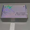 KETHBE Messy Bun Hair Piece,Synthetic Tousled updo Short Ponytail Faux Hair Scrunchie with Elastic Rubber Band Fake Hair Bun for Women (Pale Golden Blonde Mix Blonde)