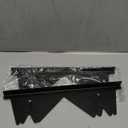 Stainless Steel Stove Gap Covers (2PCS), Stove Gap Filler, Range Trim Kit, Stove Gap Guard for Kitchen Oven Between Stovetop and Counter, Easy Clean Heat Resistant, Adjustable Length 13.8'' to 27.5'', Black