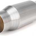 3 Inch Inlet/Outlet Universal High Flow Front Catalytic Converter Direct-Fit(EPA Compliant) (1 pack)