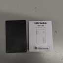 Wallet Tracker Card, Apple Find My Compatible (iOS Only), Slim Smart Bluetooth Tracker, Rechargeable Item Locator for Keys & Luggage, IP68 Waterproof, Gift for Men & Women (1 Pack, Black)