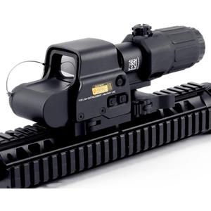 558 G33 Holographic Reflex Sight Scope with G33 3X Magnifier Combo Built-in Flip QD Mount, Red & Green Dot