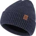 FZ FANTASTIC ZONE Winter Beanie Hats for Men Warm Knit Snow Ski Hat Skull Cap with Thick Fleece Lined Mens Gifts