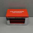 U.S. GENERAL U.S. GENERAL MINI STEEL TOOLBOX, 2 Drawers with magnetic locking mechanism and Top Storage, PVC Liners, Black Trim. (1, RED)