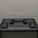 Kabinka Graded Card Storage Box with Display Window for PSA/CGC Holder, TSA Combination Lock Trading Deck Case for Sports Cards, Storage Slab Case with 6+2 EVA Dividers for MTG/TCGs(Black)