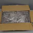 SEIRIONE Rustproof Shower Caddy Corner and Shower Organizer Corner for Bathroom,Corner Shower Caddy Tension Pole with 4 Adjustable Baskets for Shower Accessories, 34 to 116 Inch Height, Silver (Stainless)