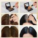 New Root Touch Up Hair Color,Hair Fibers for Thinning Hair,Cruelty Free Hairline Powder - Instantly Cover Touch Up, Hair Color Root Touch Up Powder, Hair Thickener for Women & Men (Light Brown)