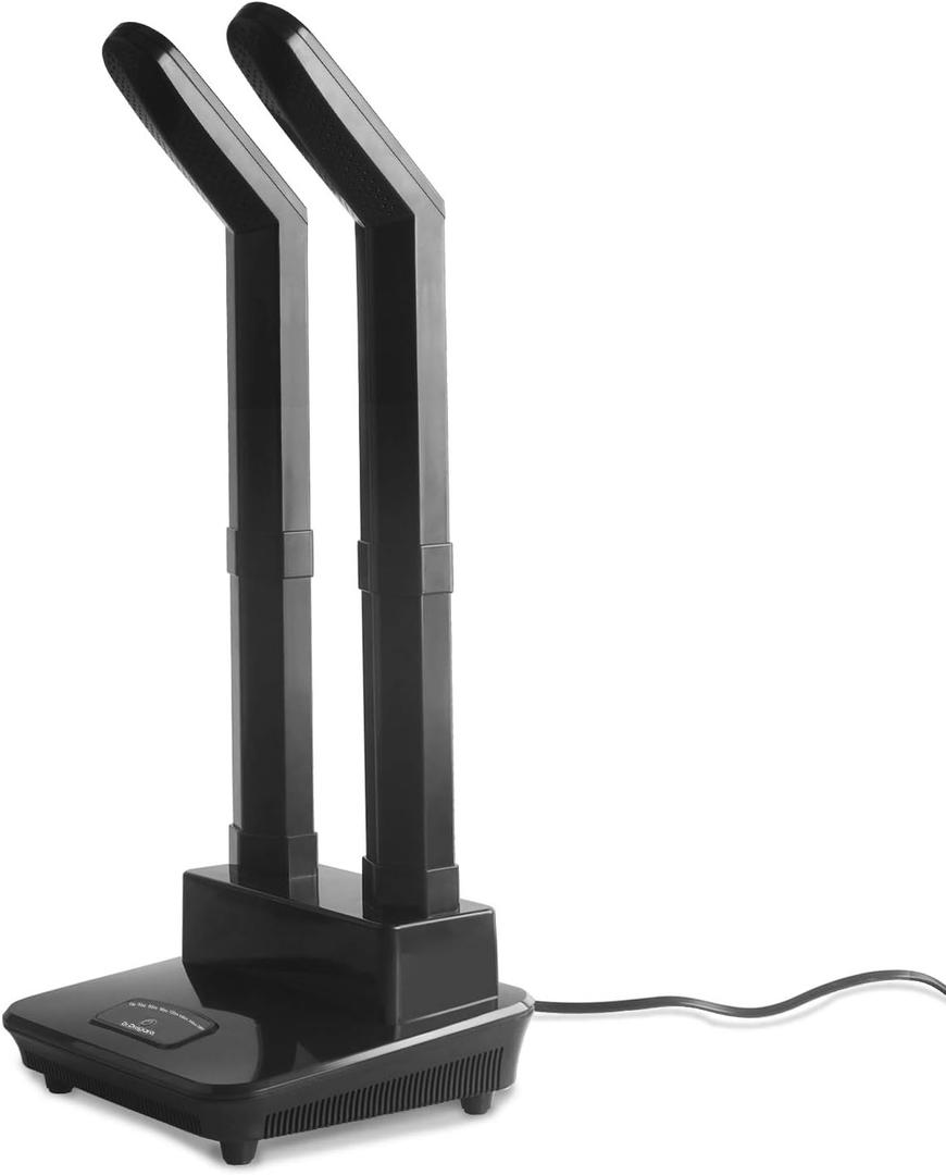 Dr. Prepare Boot Dryer Shoe Dryer, Glove Dryer & Boot Warmer with Heat Blower, Adjustable Extension Tubes, 6 Timer Settings for Work Boots, Ski Boots, Sneakers, Gloves, Hats, Sock