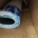 Blue and White Chinoiserie Porcelain Mahjong Mat 31.5 x 31.5 in