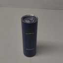 Patelai Class of 2025 Graduate Travel Mug for Her Him, Inspirational Graduation Gifts for College High School Student, 20 oz Insulated Water Tumbler with Straw Lid Brush(Dark Blue)