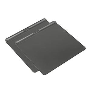 GoodCook AirPerfect Insulated Cookie Sheets Set of 2 Nonstick Carbon Steel Construction Pans for No-Burn Baking with Ergonomic Grip, 16 x 14-Inch, Gray