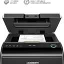 Locksworth-200-sheet Micro-Cut Paper Shredder, P-5 High Security Shredders for Home Office Heavy Duty, Document Shredder, Home Office Heavy Duty Shredder, 8.5 Gallon Capacity