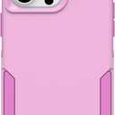 OtterBox iPhone 15 Pro MAX (Only) Commuter Series Case - Run Wildflower (Pink), Slim & Tough, Pocket-Friendly, with Port Protection
