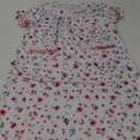 Old Lady Costume for Kids Girls 100 Days of School Costume, Granny Grandma Dress Up for Girls, L: 8~10 Years