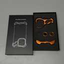 for iPhone 17 Case - Ultra-Thin Naked Feel Orange Aluminum Alloy Metal Bumper | Slim Armor Frameless Minimalist Design | Protective Phone Cover