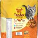 Meow Mix Tender Centers Salmon & White Meat Chicken Flavors Cat Food, 3 Pound (Pack of 4), Crunchy Outside Meaty Inside (EXP 02/28/27)