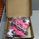 METROLLER Inline Skates for Girls and Boys, Women, Men 4 Sizes Adjustable Inline Skates with Light Up Wheels, Illuminating Beginner Skates for Kids 5-8 8-12 & Adult Youth.