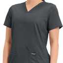 Cherokee Medical Women's Scrub Top V-Neck Modern Classic Fit with 3 Pockets, Ultra Soft and 2-Way Stretch Fabric - WW620 (M)