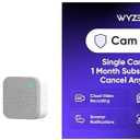 WYZE Doorbell Pro 1-Pack Cam Plus Monthly, Covers 1 Camera, Auto-Renews at $2.99/Month, Activation Required, Cancel Anytime (White)
