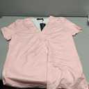 Agnes Urban Womens Tops Dressy Casual V Neck Short Sleeve Shirts Summer Loose T Shirts Trendy Tops Tunic Blouses, Size M
