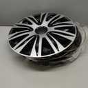 SCITOO Car Wheel Rim Skin 4 Pack 15 inch Cover Hubcap Wheel Cover Replacement R15 Hub Caps -Set of 415-inchGloss Black & Silver