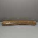 Wrap Around Curtain Rods 2 Pack for 28 to 48 Inches Windows, 1" Heavy Duty Room Darkening Drapery Rod with Sturdy Aluminum Base, Wall Mounted Ceiling Mounted Curved Curtains Rod, Brushed Gold