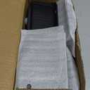 HMCITY 120 LED Outdoor Solar Lights with Motion Sensor and 3 Lighting Modes, IP65 Waterproof Wide Solar Wall Lights Ideal for Garden Patio Yard (Front Button 6Packs, Black Shell-Daylight White)