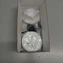 in Wall Cable Management Kit, Slim TV Wire Hider Kit for Wall Mounted TV, 2 Pcs Pass Through with Hole Saw for Network, HDMI, Speaker Cables, Coaxial, White