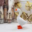 Magnetic Goose Key Holder Cute Home Decor Statue,Office Table Desk Decor Resin Goose Duck Statue Sculpture,Tool Holder Home DecorationBedroom Decor Housewarming Gift