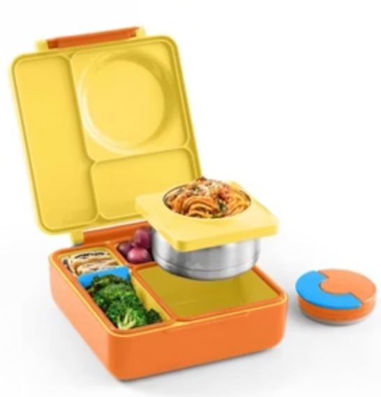 Fimibuke Bento lunch Box Set for Kids Adult with 8oz Insulated Food Jar, Lunch Bag & Sauce Cup, Leakproof Dishwasher Safe Toddler Lunch Food Container with 3-4 Compartment for School Girls Boys 