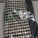 Ileading Runner Rugs for Hallway 2'x8' Non Slip Farmhouse Long Kitchen Floor Mats with Rubber Backing Absorbable Throw Rugs Machine Washable Indoor Helloween Decor Carpet for EntrywayBlack&White