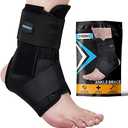 SNEINO Ankle Brace for Women & Men - Ankle Support Brace for Sprained Ankle, Ankle Stabilizer for Achilles, Tendon, Sprain, Injury Recovery, Lace up Ankle wrap for Running, Basketball, Volleyball (Medium)