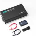 Renogy Inverter PUH, 2000W Pure Sine Wave Power Inverter with UPS Transfer Switch & Bluetooth, 12V DC to 120V AC Converter for RV, Truck, Home,Camping - 4000W Surge Power, Remote Monitoring (2KW(Built-in BT & ATS))