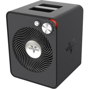 Vornado VMHi300 Whole Room Metal Space Heater, Mechanical Thermostat, Advanced Safety, Tip-Over Protection, Gentle Heating, Vortex Heat Circulation, Metal Space Heater for Home and Bedroom, Storm Gray